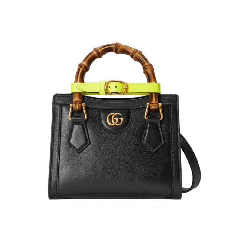 This item Gucci Diana Mini Tote Bag Black
