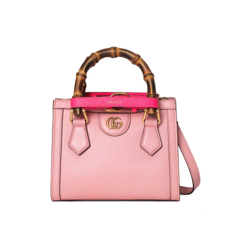 Pink&nbsp Gucci Diana Mini Tote Bag Pink