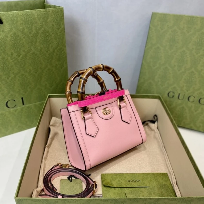 Louis vuitton locations Pink  Gucci Diana Mini Tote Bag Pink