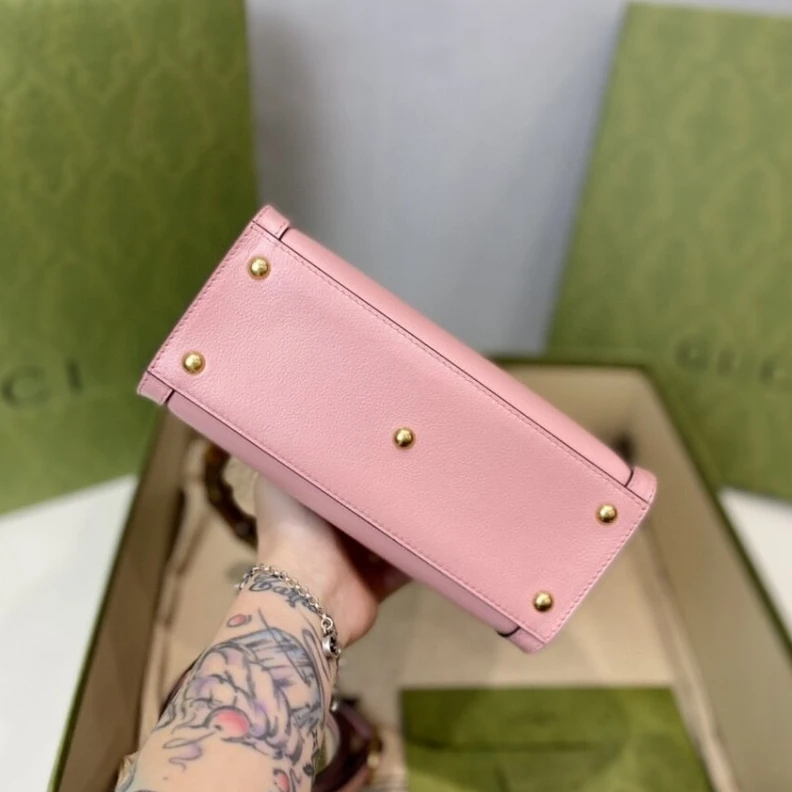 Louis vuitton locations Pink  Gucci Diana Mini Tote Bag Pink