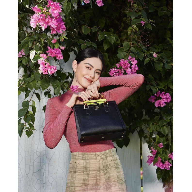 Louis vuitton locations Bamboo ha Gucci Diana Small Tote Bag Black