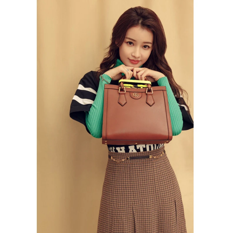 Kitlife ru Interior Gucci Diana Small Tote Bag Brown