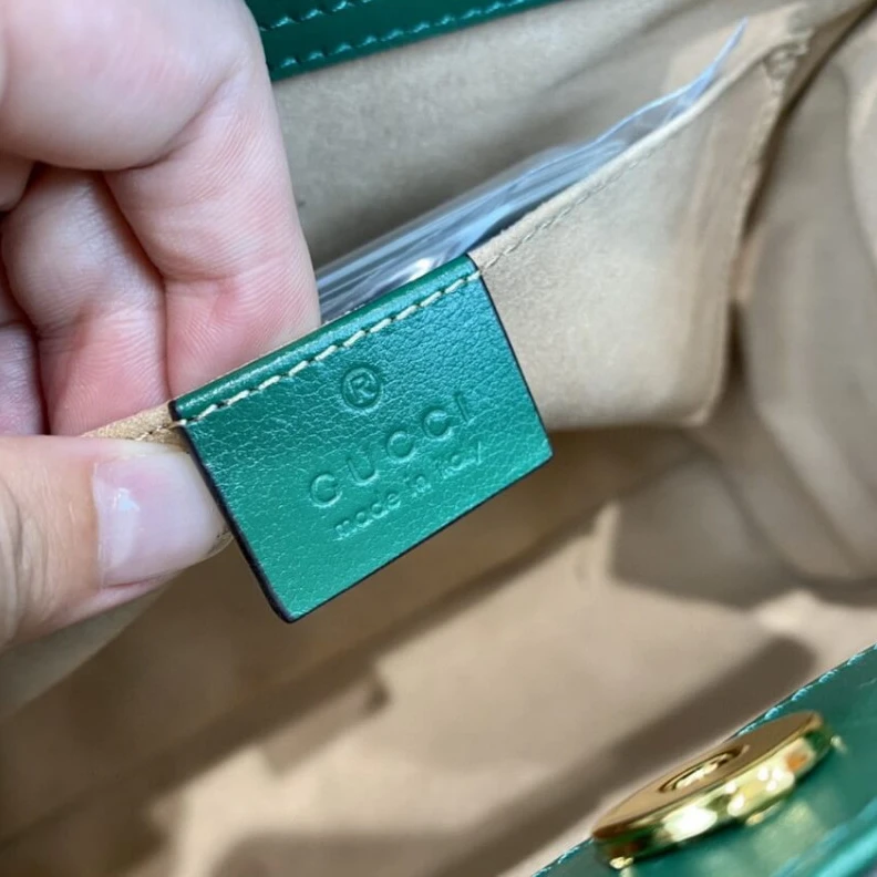 Kitlife ru Black lea Gucci Diana Small Tote Bag Green