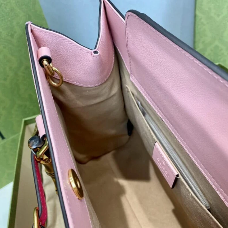 Replica bags Double G Gucci Diana Small Tote Bag Pink