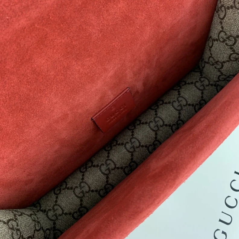 Replica bags Beige ebo Gucci Dionysus GG Canvas Small Shoulder Bag Red