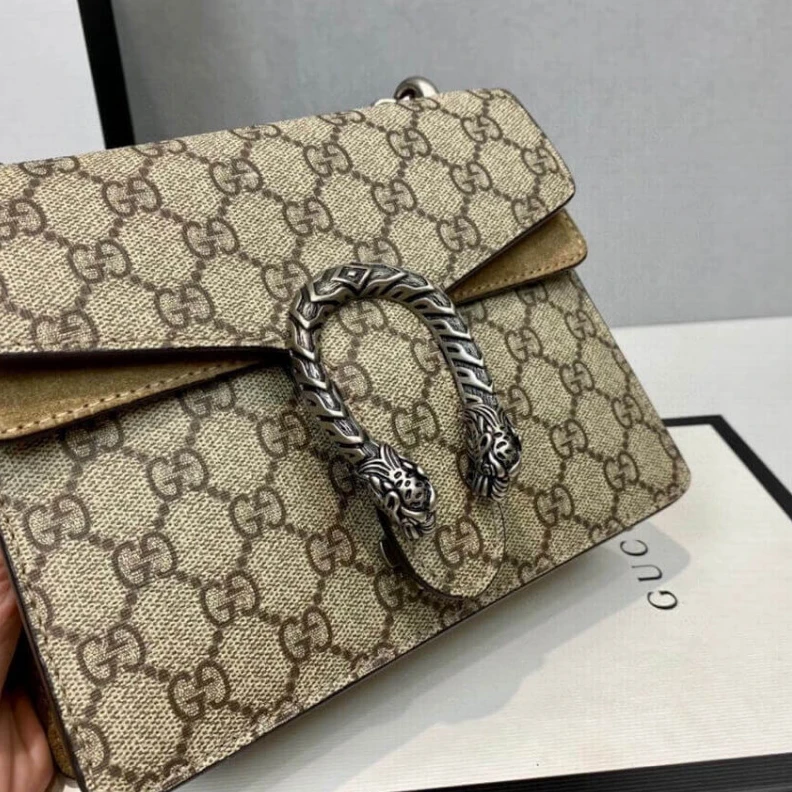 Kitlife ru Beige ebo Gucci Dionysus GG Supreme Mini Bag Apricot