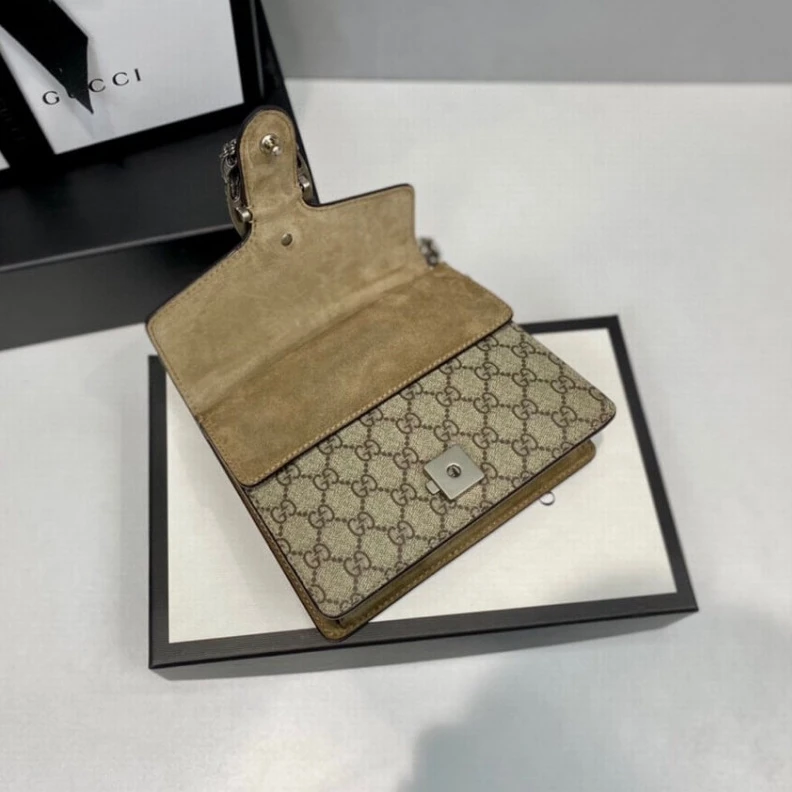 Kitlife ru Beige ebo Gucci Dionysus GG Supreme Mini Bag Apricot
