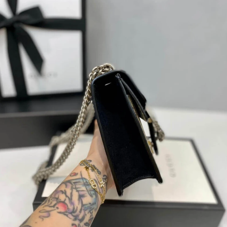 Lv belts replica Tiger hea Gucci Dionysus GG Supreme Mini Bag Black