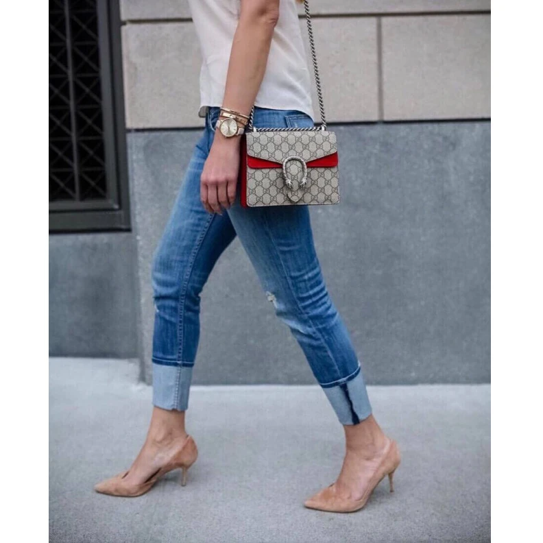 Replica bags lv Pin closu Gucci Dionysus GG Supreme Mini Bag Red