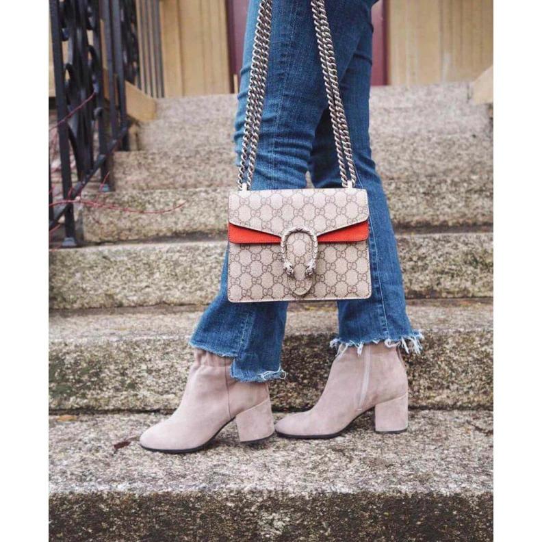 Replica bags lv Pin closu Gucci Dionysus GG Supreme Mini Bag Red