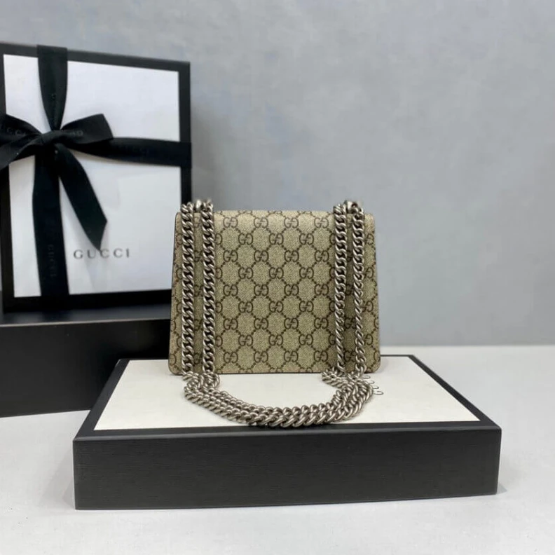 Replica bags lv Pin closu Gucci Dionysus GG Supreme Mini Bag Red