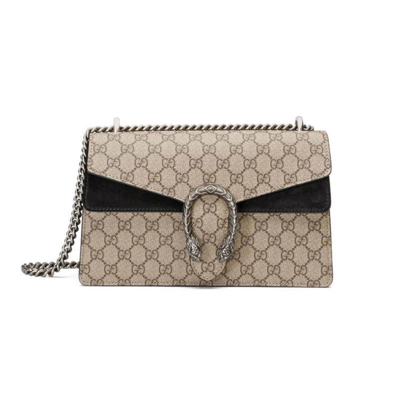 Interior Gucci Dionysus Small GG Shoulder Bag Black