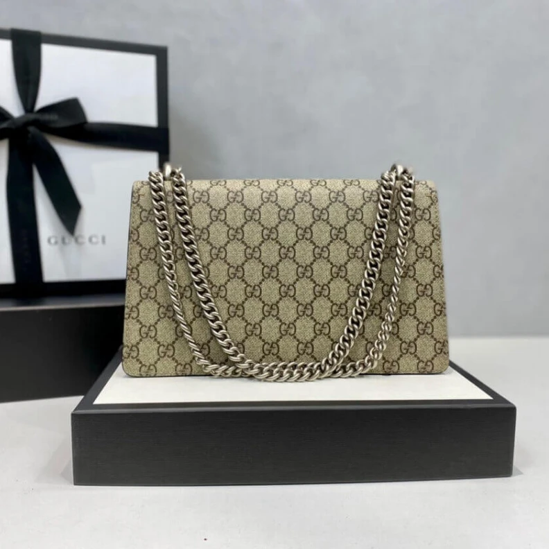 Top lv Interior Gucci Dionysus Small GG Shoulder Bag Black