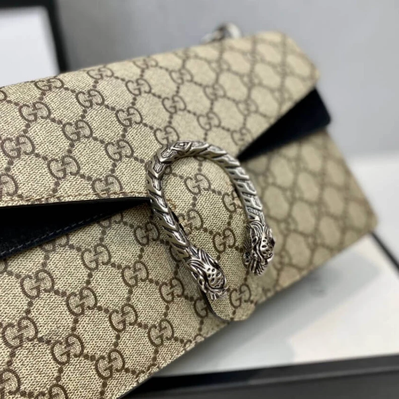 Top lv Interior Gucci Dionysus Small GG Shoulder Bag Black