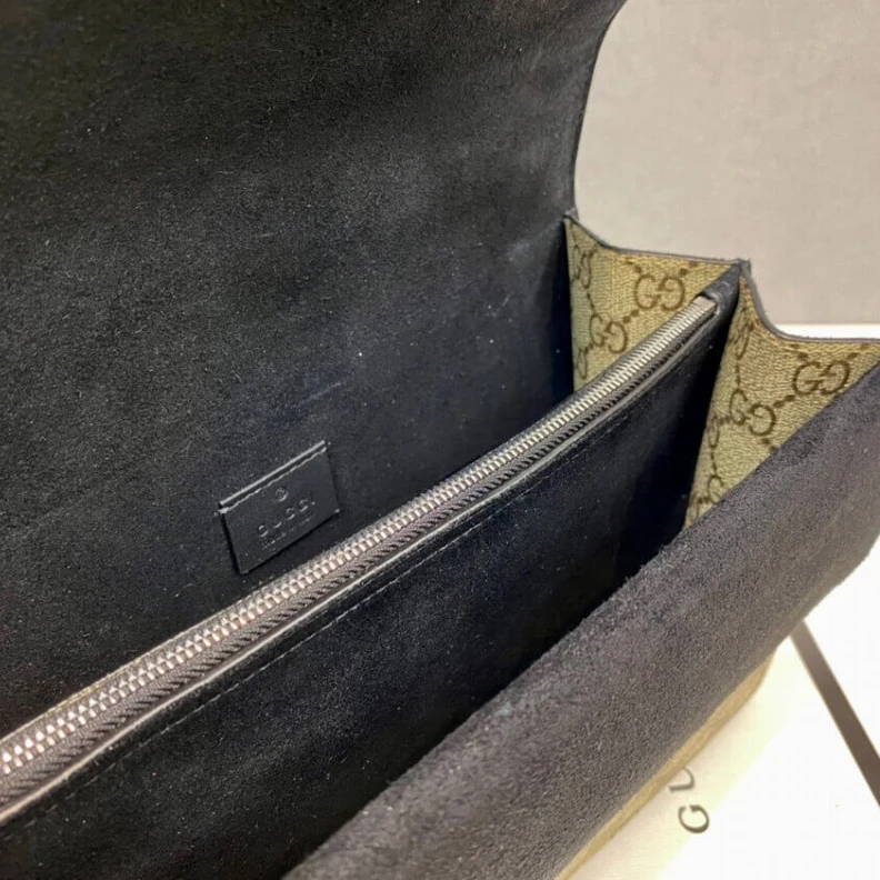 Top lv Interior Gucci Dionysus Small GG Shoulder Bag Black