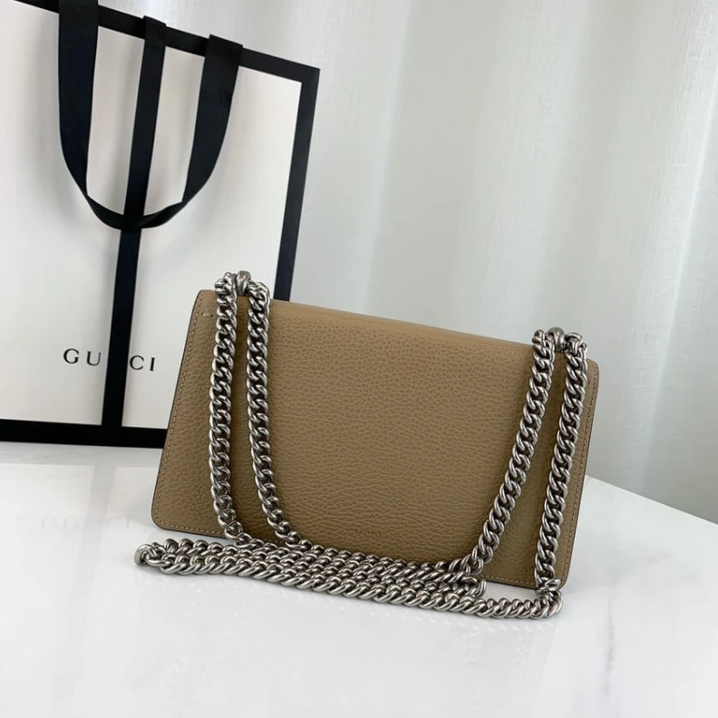 Kitlife Antique s Gucci Dionysus Small Shoulder Bag in Apricot Leather