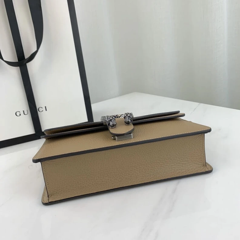 Kitlife Antique s Gucci Dionysus Small Shoulder Bag in Apricot Leather