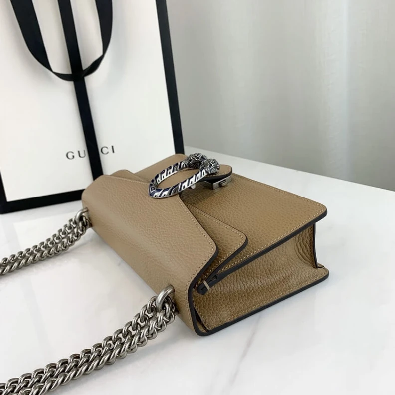 Kitlife Antique s Gucci Dionysus Small Shoulder Bag in Apricot Leather