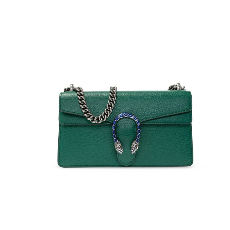 Antique s Gucci Dionysus Small Shoulder Bag in Green Leather
