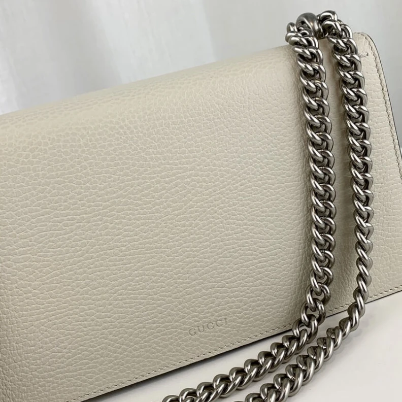 Kitlife ru Sliding c Gucci Dionysus Small Shoulder Bag in White Leather