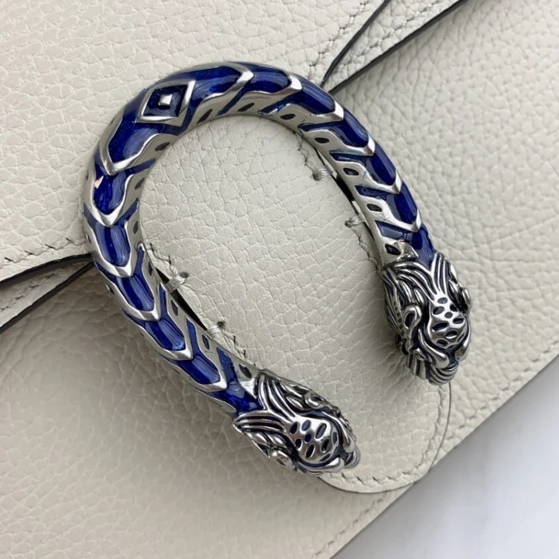 Kitlife ru Sliding c Gucci Dionysus Small Shoulder Bag in White Leather