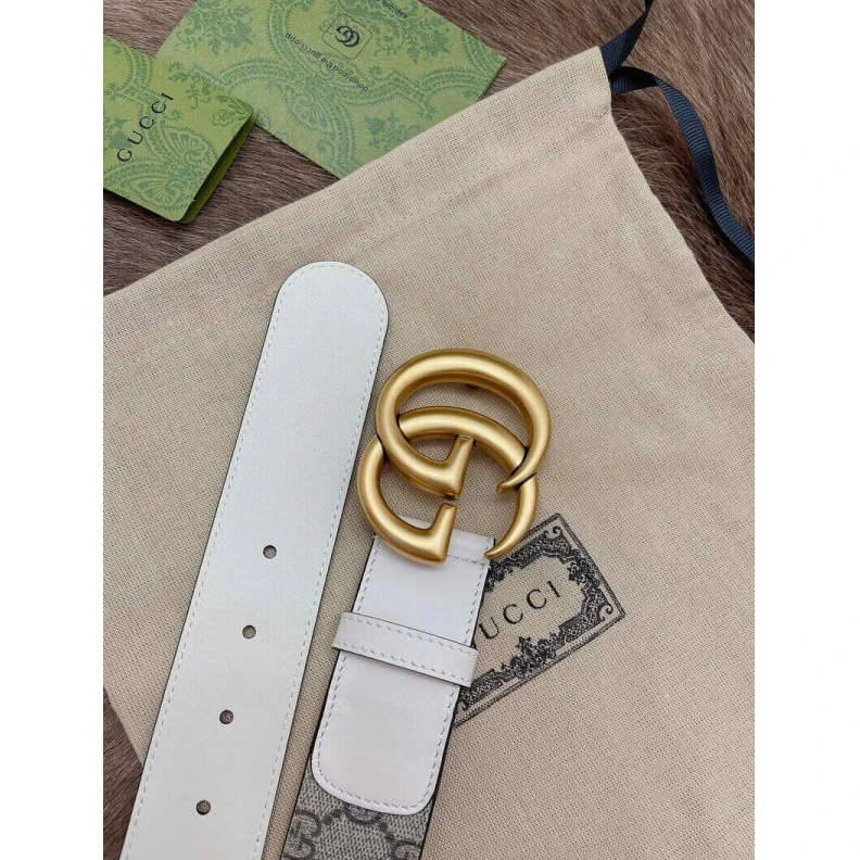 Kitlife ru Beige ebo Gucci GG 40mm Belt with Double G Buckle