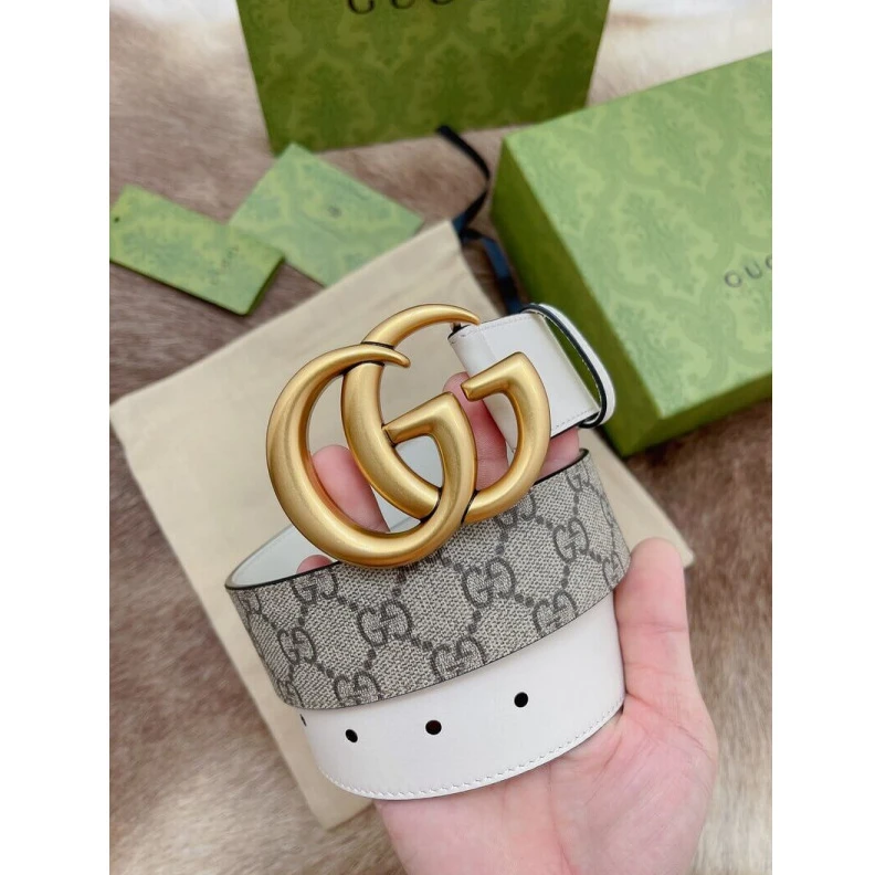 Kitlife ru Beige ebo Gucci GG 40mm Belt with Double G Buckle
