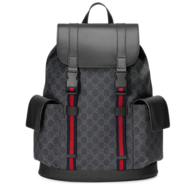 Blue and Gucci GG Black Backpack