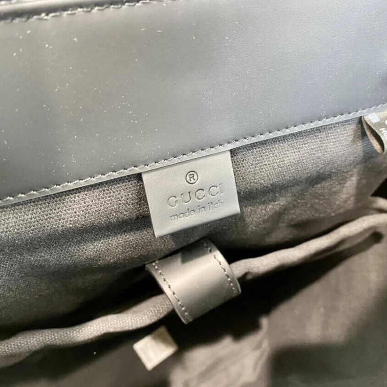 Replica bags Blue and Gucci GG Black Backpack