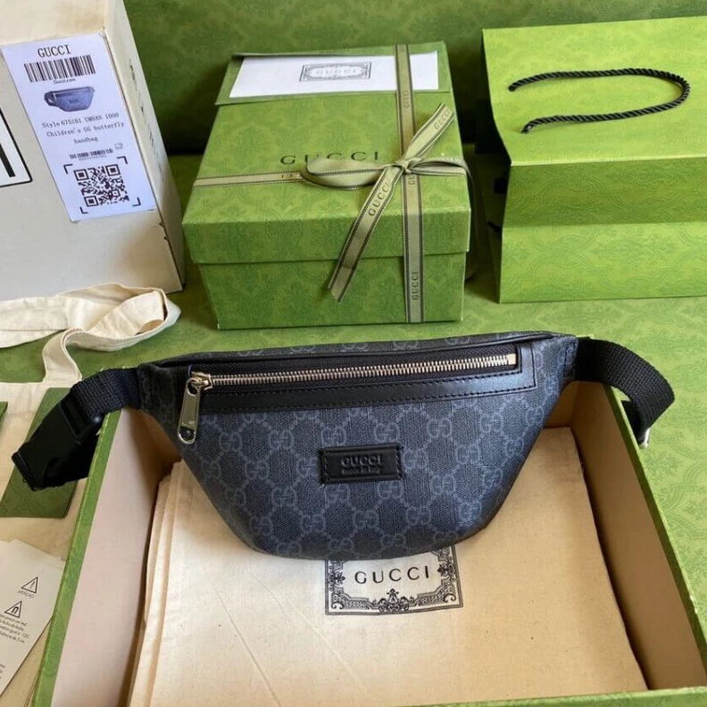 Black gre Gucci GG Black Belt Bag