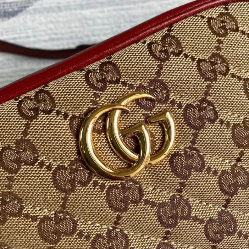 Replica bags Interior Gucci GG Canvas Matelasse Mini Bag Red
