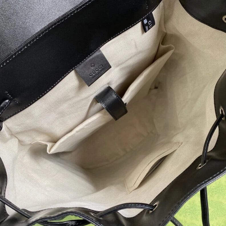 Louis vuitton locations Top handl Gucci GG Embossed Backpack Black