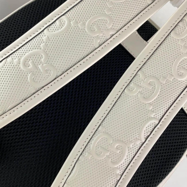 Louis vuitton locations Tonal lea Gucci GG Embossed Backpack in White Leather