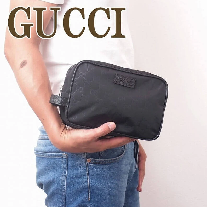 Replica bags lv Zip Aroun Gucci GG Guccissima Nylon Toiletry Bag