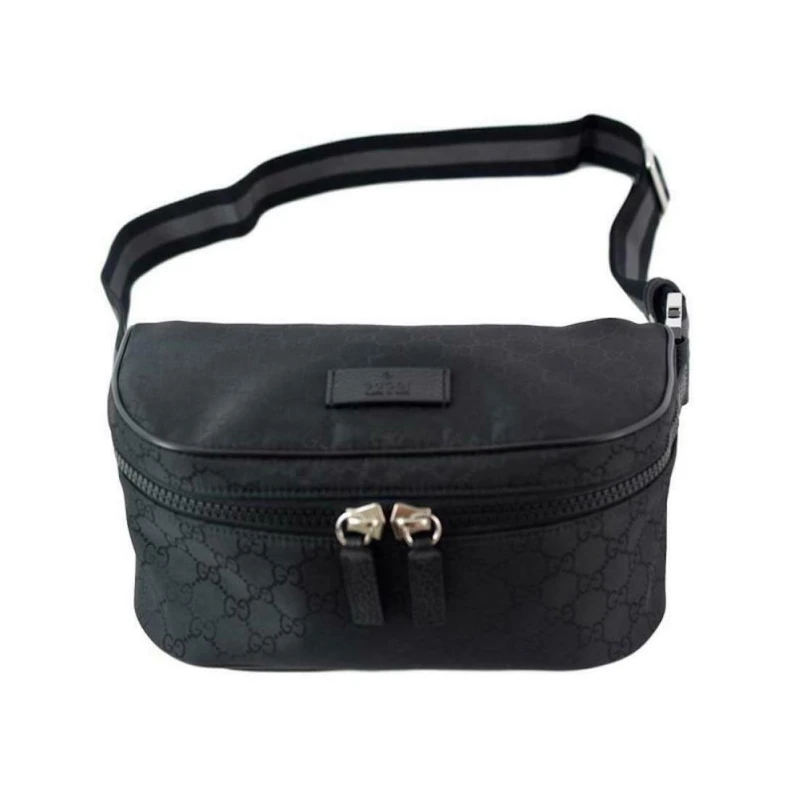 27 x 13 x Gucci GG Guccissima Nylon Waist Crossbody Bag