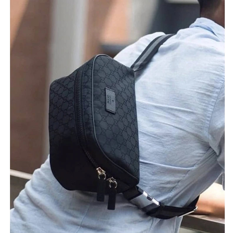 Louis vuitton locations 27 x 13 x Gucci GG Guccissima Nylon Waist Crossbody Bag