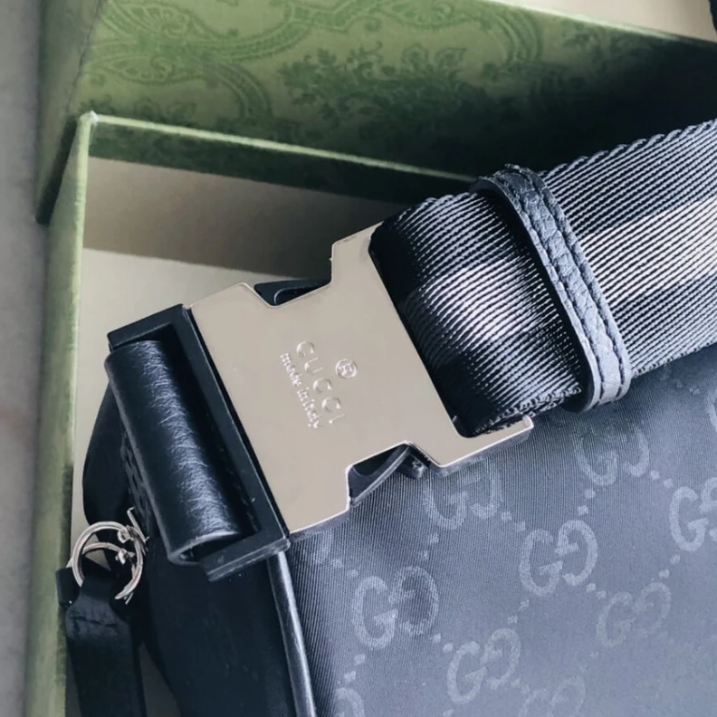 Louis vuitton locations 27 x 13 x Gucci GG Guccissima Nylon Waist Crossbody Bag