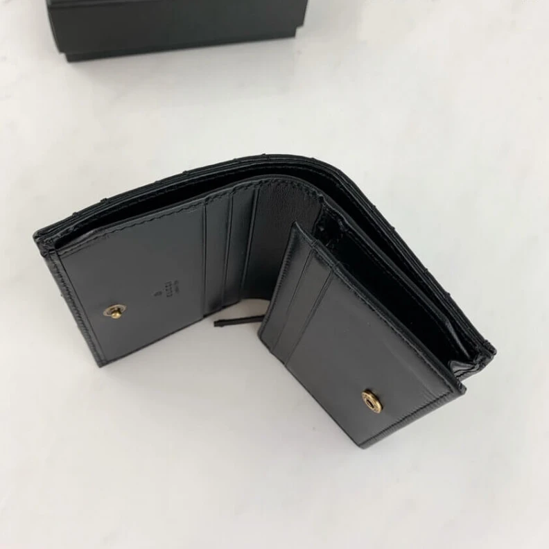 Replica bags lv The GG Mar Gucci GG Marmont Card Case Wallet