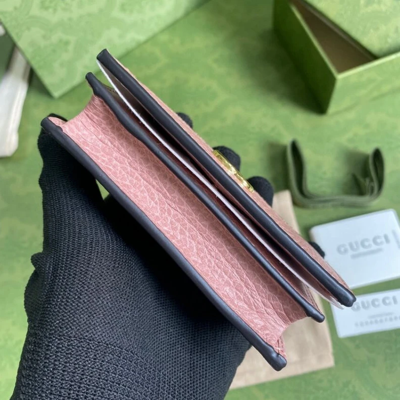 Top lv Snap clos Gucci GG Marmont Card Case Wallet