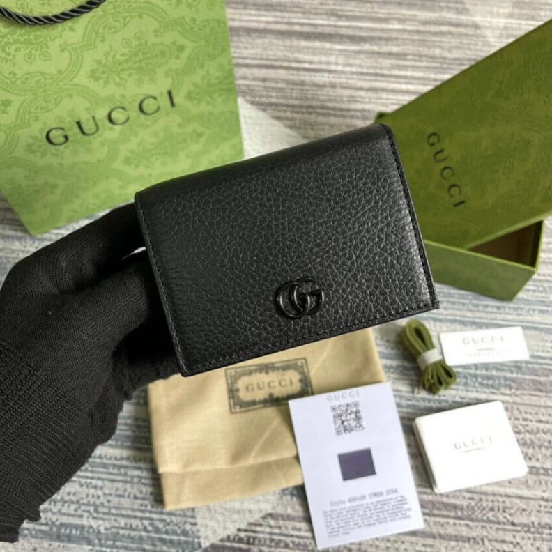 Lv belts replica Five card Gucci GG Marmont Card Case Wallet