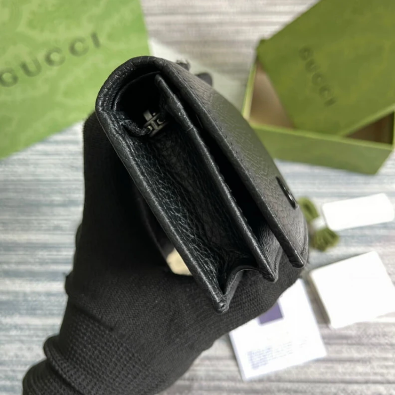 Lv belts replica Five card Gucci GG Marmont Card Case Wallet