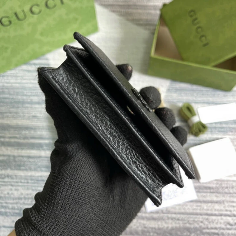 Lv belts replica Five card Gucci GG Marmont Card Case Wallet