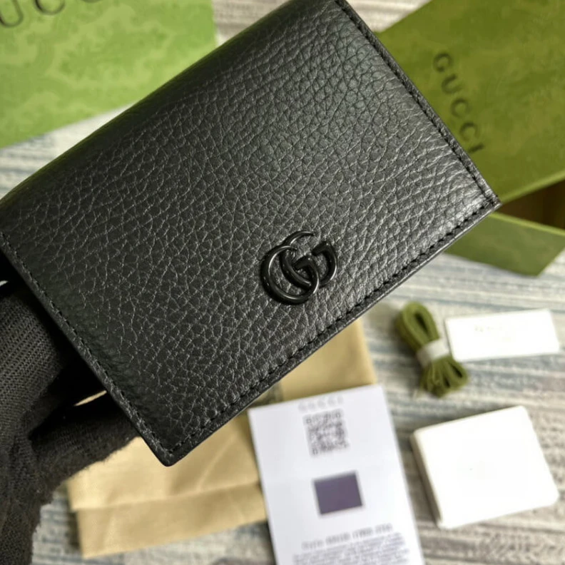 Lv belts replica Five card Gucci GG Marmont Card Case Wallet