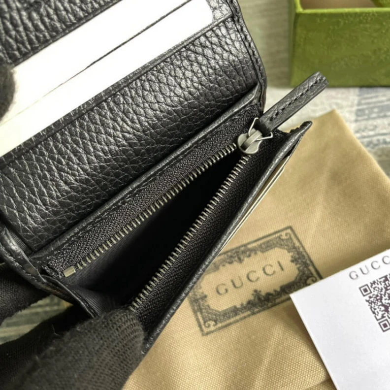 Lv belts replica Five card Gucci GG Marmont Card Case Wallet
