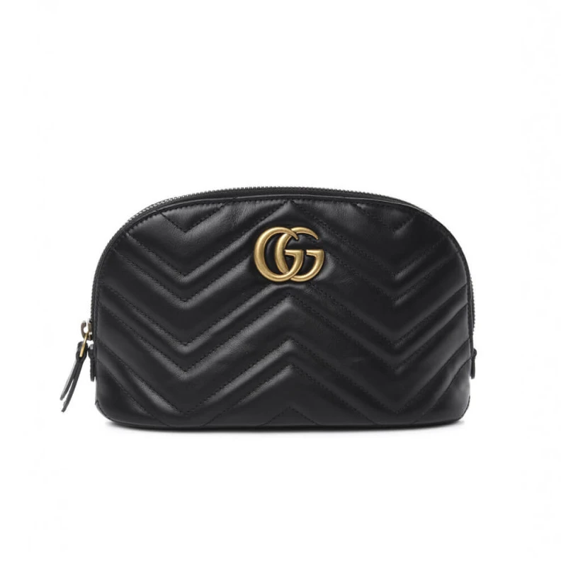 Crafted fr Gucci GG Marmont Cosmetic Case Black