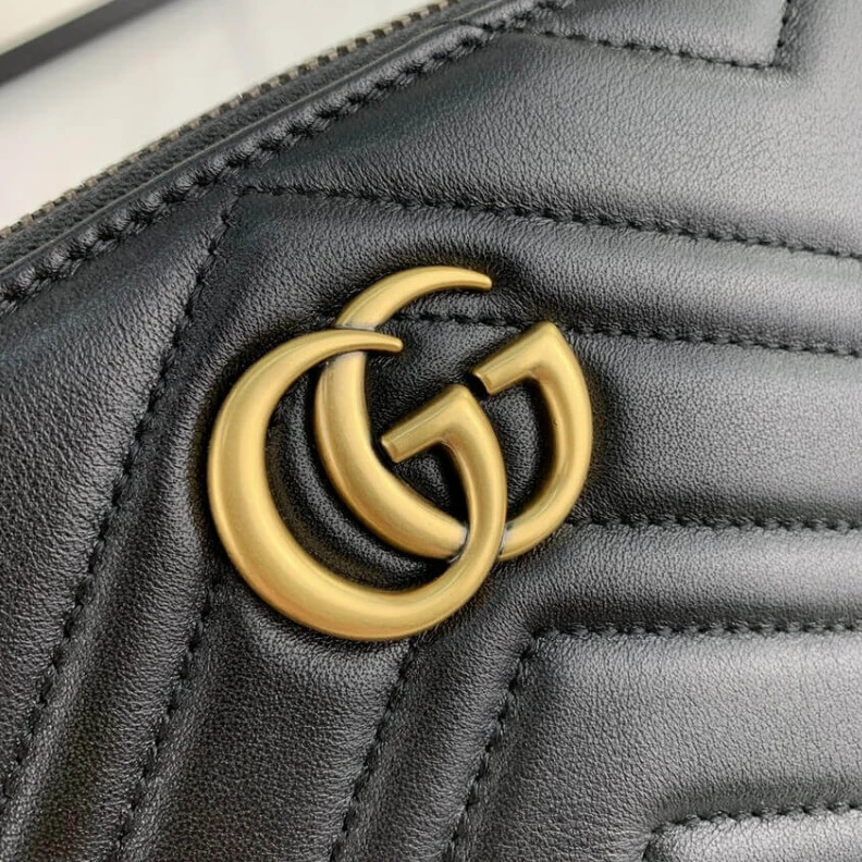 Kitlife ru Crafted fr Gucci GG Marmont Cosmetic Case Black