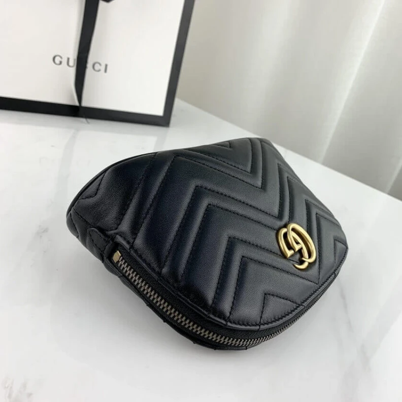 Kitlife ru Crafted fr Gucci GG Marmont Cosmetic Case Black