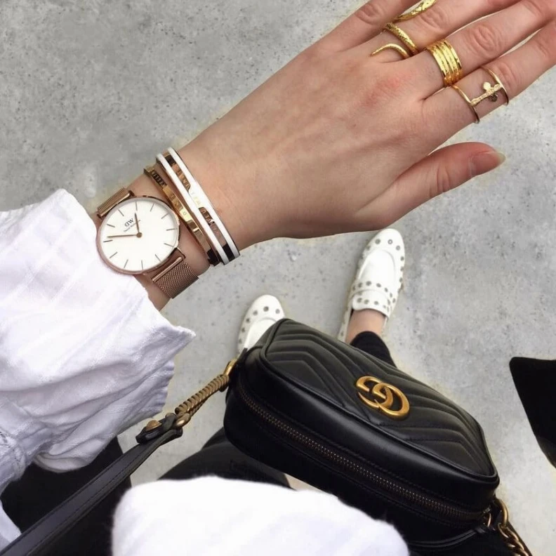 Kitlife ru Zip top c Gucci GG Marmont Matelasse Mini Bag Black