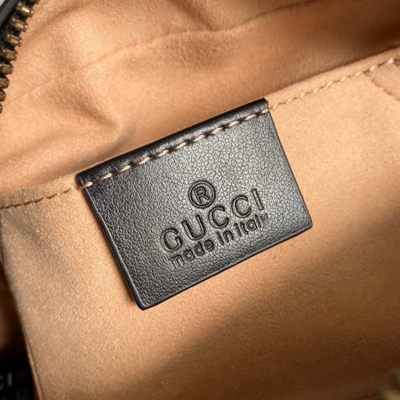 Kitlife ru Zip top c Gucci GG Marmont Matelasse Mini Bag Black