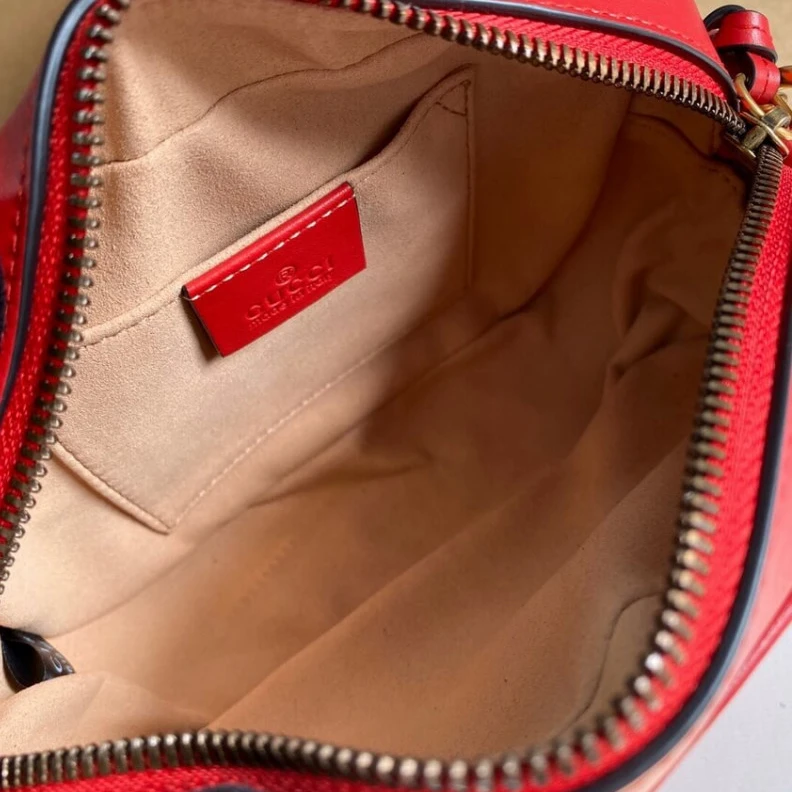 Replica bag Antique g Gucci GG Marmont Matelasse Mini Bag Red